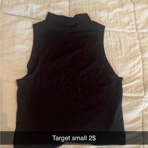 Black Sleeveless Top